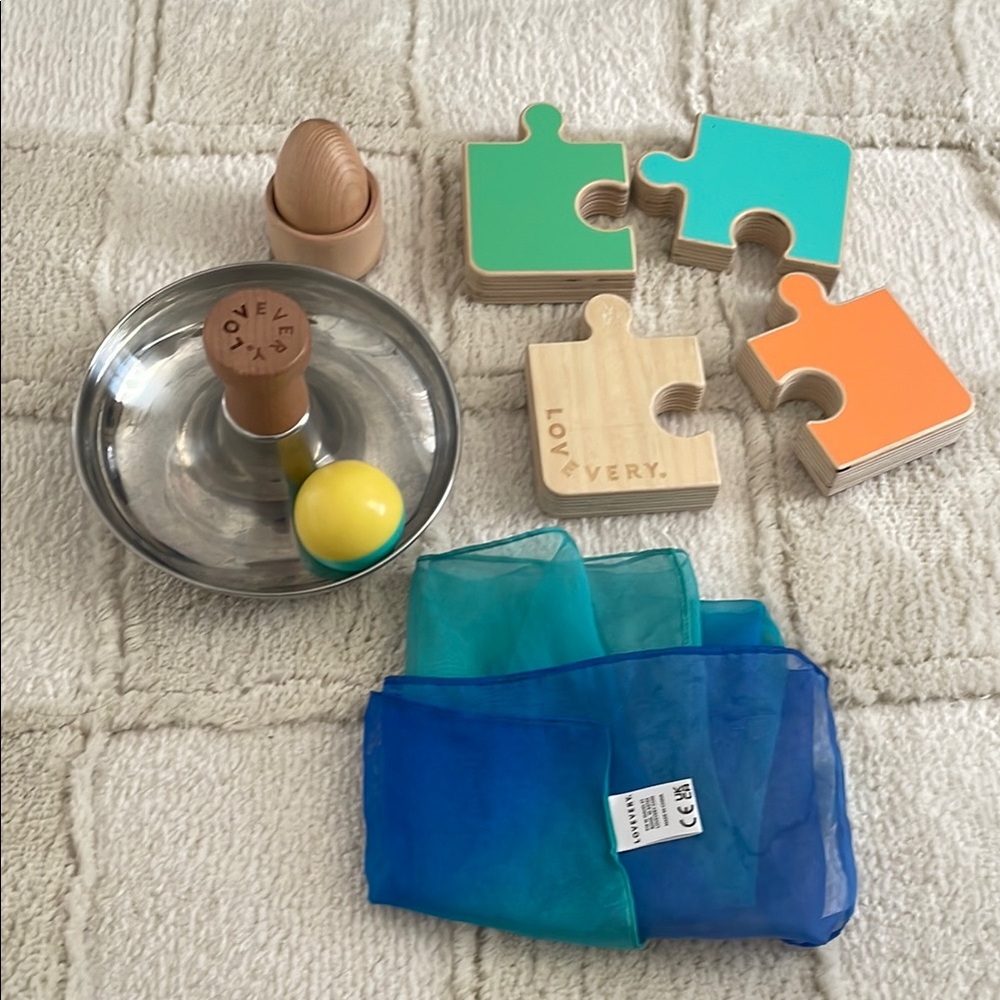 Colorful Puzzle and Play Set
